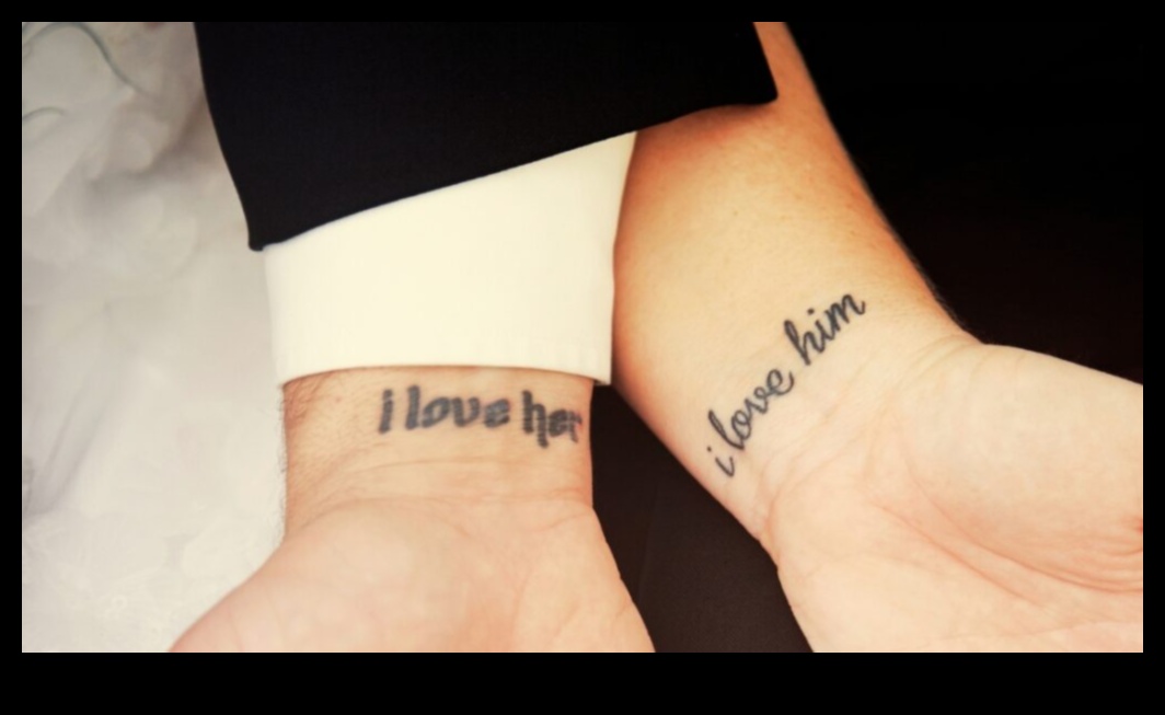 Vienotības modeļi: pāra tetovējumi nedalāmām saitēm