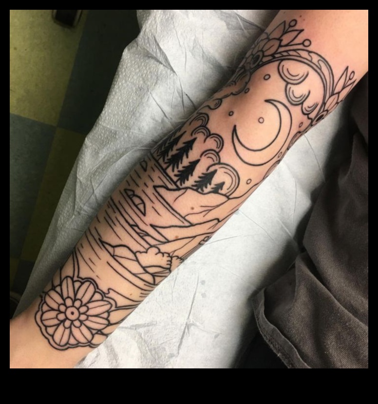 Dabas palete: organiskas un zemiskas tetovējumu idejas