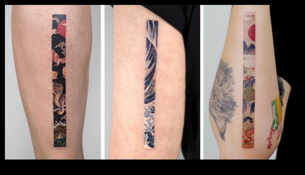 Abstract Elegance: izteiksmīgas un netradicionālas tetovējumu idejas