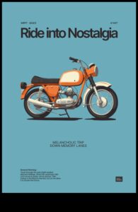 Vintage Velocity: Braucot ar klasisko motociklu nostalģisko šarmu